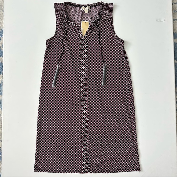 Michael Kors Women’s Garnet Mixed Print Tassel Dress Size S - Picture 15 of 15